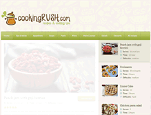 Tablet Screenshot of cookingrush.com